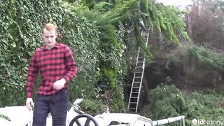 Curvy Blond mother I'd like to fuck And Large Ebony Jock Adventure - AGEDLOVE