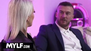 Step Dad's Little Blond Whore Gets Spoiled and Drilled