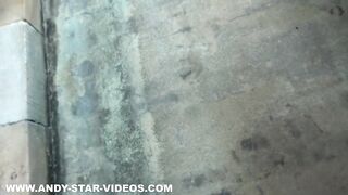 SLIM BLONDINE LÄSST SICH AN UNIVERSITÄT IN MÜNSTER BLANK ABFICKEN VON ANDY-STAR