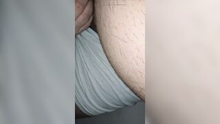 Step mamma pulled out step son knob from his panties and tugjob his cock