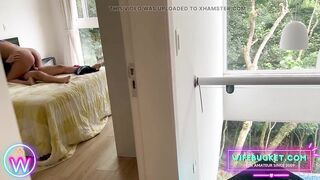 Amateur MILFs by Wifebucket - Caught my step-sister to fuck her hubby in my parents bedroom