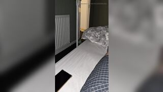 Step mamma steps into step son room and tugjob his wang out of shame