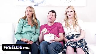 Step Mamma and Step Sister's Immodest Little Secret - Letting Stepson Bang 'em An...