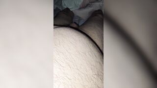 Step mama with white large booty sitting in daybed stripped with step son large ramrod