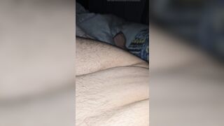 Step mommy in daybed with step son in nature's garb with low erection