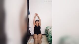 See your stepmother exercise so u can learn