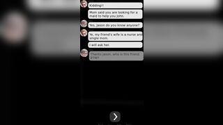 Cheating wife's chatting with others