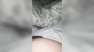 Step mommy hand slide below step son underclothing give him a tugjob