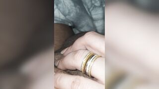 Step mama is plan to tugjob step son knob in daybed