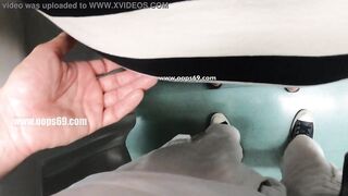 Stranger try Fingering Unknown Woman Underneath her Mini Suit in Subway