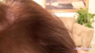 Older 60yr-old Step-Auntie Marie - Hose POV Blow job (Virtual POV)