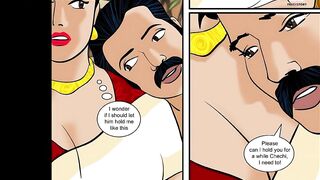 Velamma Ep three: How Far Will That babe Go? - Oral-sex for Prakash & Tempted by a Stranger