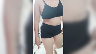 Your mature stepmother flirts with u during the time that exercising