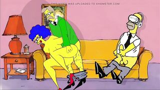 Neighbour Screws Married Housewife Whilst Her Spouse Watches Porn