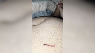 Step mamma assist injured step son with low erection with a tugjob