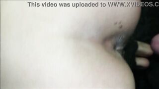 That guy pulls my hair and puts his knob in my asshole, a large-butt brunette hair Latin babe with large natural melons anal.