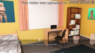 Step Sisterly Longing #29 - eighteen Year Old Ebony Teen Neighbour Deepthroats My Large White Dick