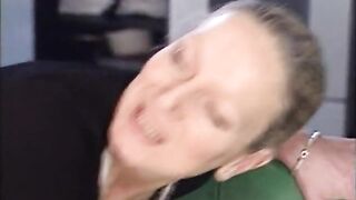 Youthful dude fucking 2 old ladies in the butt