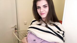 Breastfeeding Step Mother with cumming large weenie was caught by her Step Son