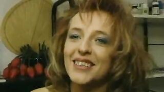 two amateur Milfs homemade three-some with facial