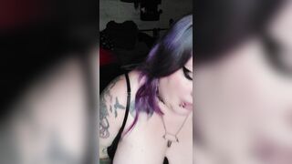 Your chubby neighbor teaches u how to use a recent toy on her hirsute wet snatch