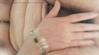 doxy showing her cunt from under awaiting to put fingers in