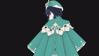 Mmd R18 two Phut Hon & Genshin Impact - Mona - Keqing - Lisa - Venti - Amber Fap Defiance