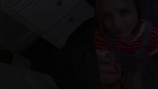 Petite Little Blond Teen Step Sister Family Sex With POV