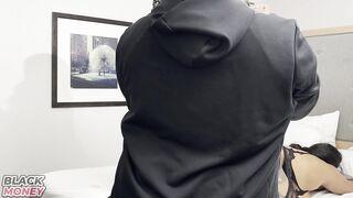 Behind the Scenes Large Booty Black mother I'd like to fuck Ms so Slippery Enjoys getting Screwed