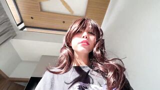 Mini angel banged hard at her abode