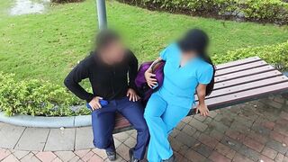 The nurse!! I met him in the park and invited him to have a raunchy adventure