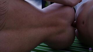 Sharing a Daybed with My eighteen Yo Virgin Step Sister - CG Manga Animated Porn - Milfy Town