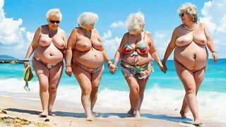 Four grannies with biggest titties