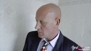 AgedLovE Hardcore Aged sex with Sales Agent