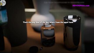 Tall Perv Wife X Old Man with Huge Dick - CG Animation, ENG Sub