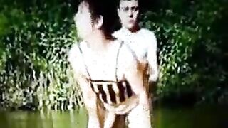 Russian aged stepmom and her male! Amateur!