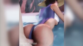 [Compilation] Beauties have a fun bouncing on large wang's and sloppy blow job's [Grand Cupido]
