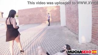 Think u can One as well as the other Screw me? Moist Spanish mother I'd like to fuck Montse in Three-some Caliente for MuchaSexo