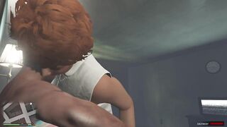Patricia Sneaky Cheating! Trevor screwed her thick and curvy butt! mother I'd like to fuck GTA Free Porn