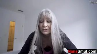 Pervy step granny blows step grandson - old & youthful