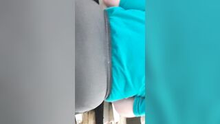 Massive butt slow granny