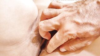 GORGEOUS CURLY AGED OPENS HER LEGS AND SHOWS HER GLAMOROUS HOLES