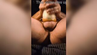 Screwing fleshlight in my truck jizz flow groaning immodest talking (gazzadomm)