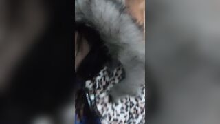 MilfyCalla fanal-copulationing and Cumming over my Glossy Puffer Jacket linner