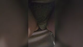 Bumping against stranger on teach turns into her pants full of cum