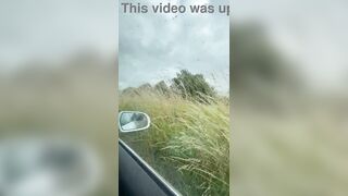 The stepmother is nervous cuz that babe desires to go shopping but this guy stops the car in a public parking lot and makes her give him a oral.