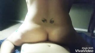 This babe's riding me Reverse cowgirl!! My much loved position.