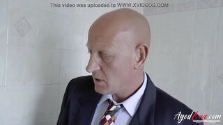 AgedLovE Hardcore Aged sex with Sales Agent