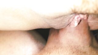 PRECIOUS SOAKING JUICY TAUT SNATCH CLOSEUP W/ CHEATING mother I'd like to fuck & CREAMPIE