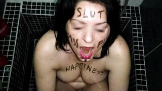 Gulp Gulp Submisive floozy wife enjoys my urine